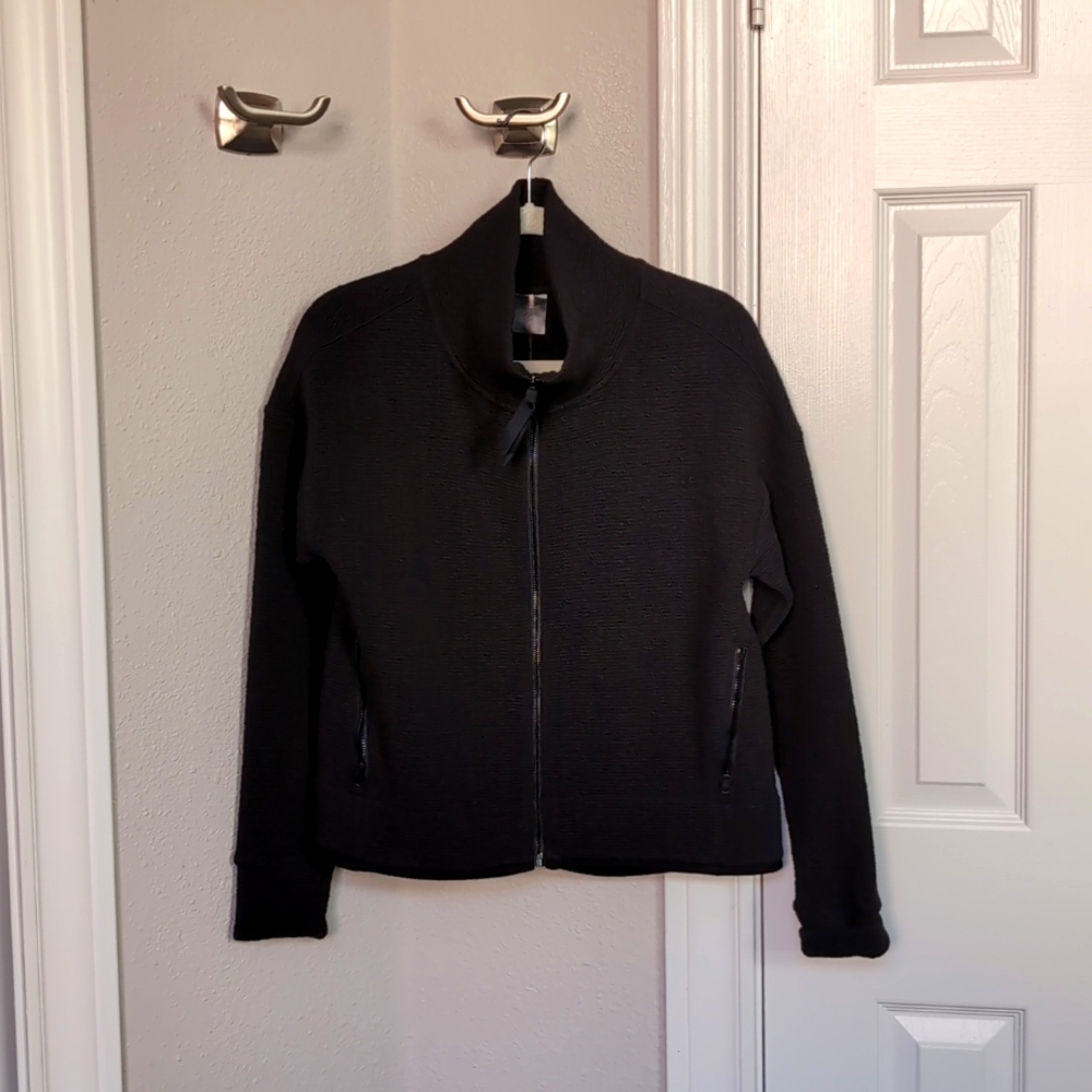 Calia cloud full zip jacket black small
